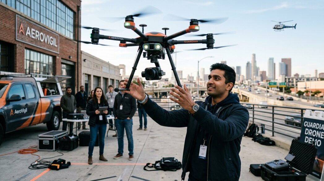 A Former Thiel Fellow’s Startup Launches Guardian Drone That Can Replace Police Helicopters