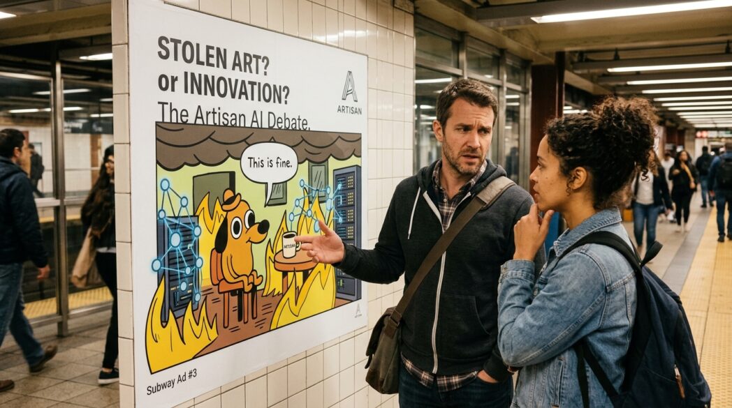 AI Stolen Art? ‘This is fine’ Meme Creator Battles AI Startup Over Unauthorized Use in Subway Ads